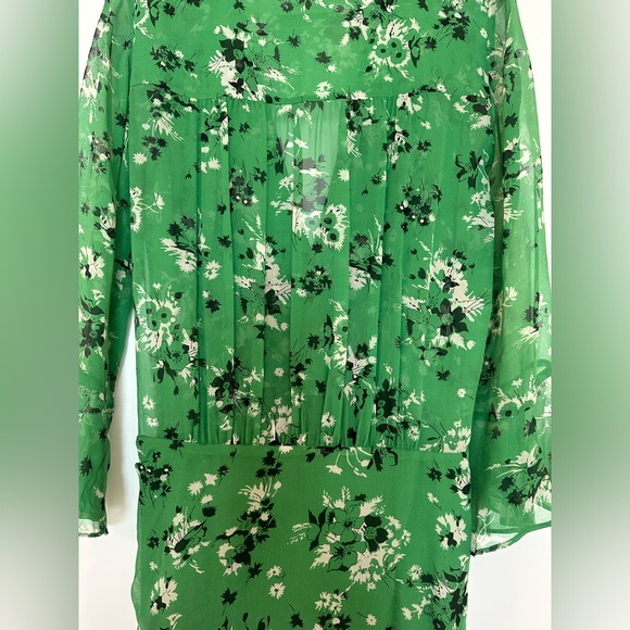 Veronica Beard Sean Silk Ruched Mini Dress - Picture 9 of 11